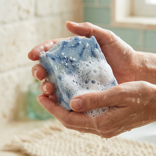 Breathe Lemon + Orange + Mint Sea Salt Bath Bar