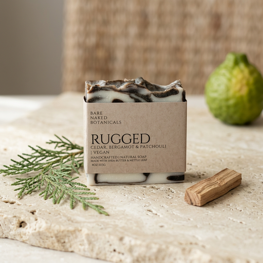 Rugged Cedarwood + Bergamot + Patchouli Bath Bar