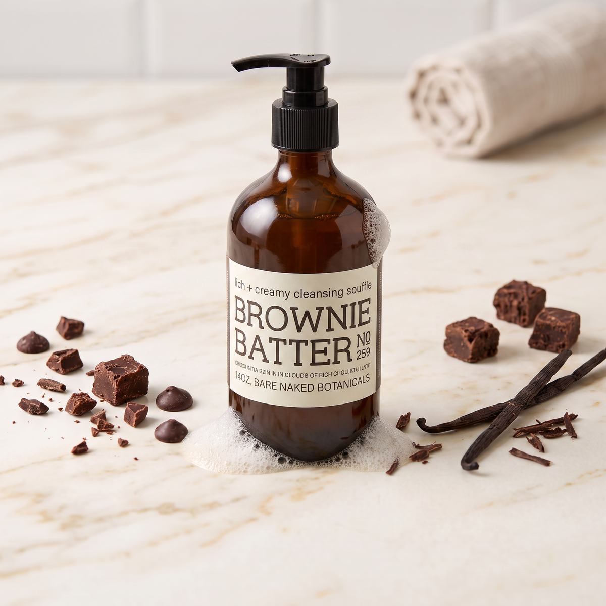 Brownie Batter Shower Soufflé