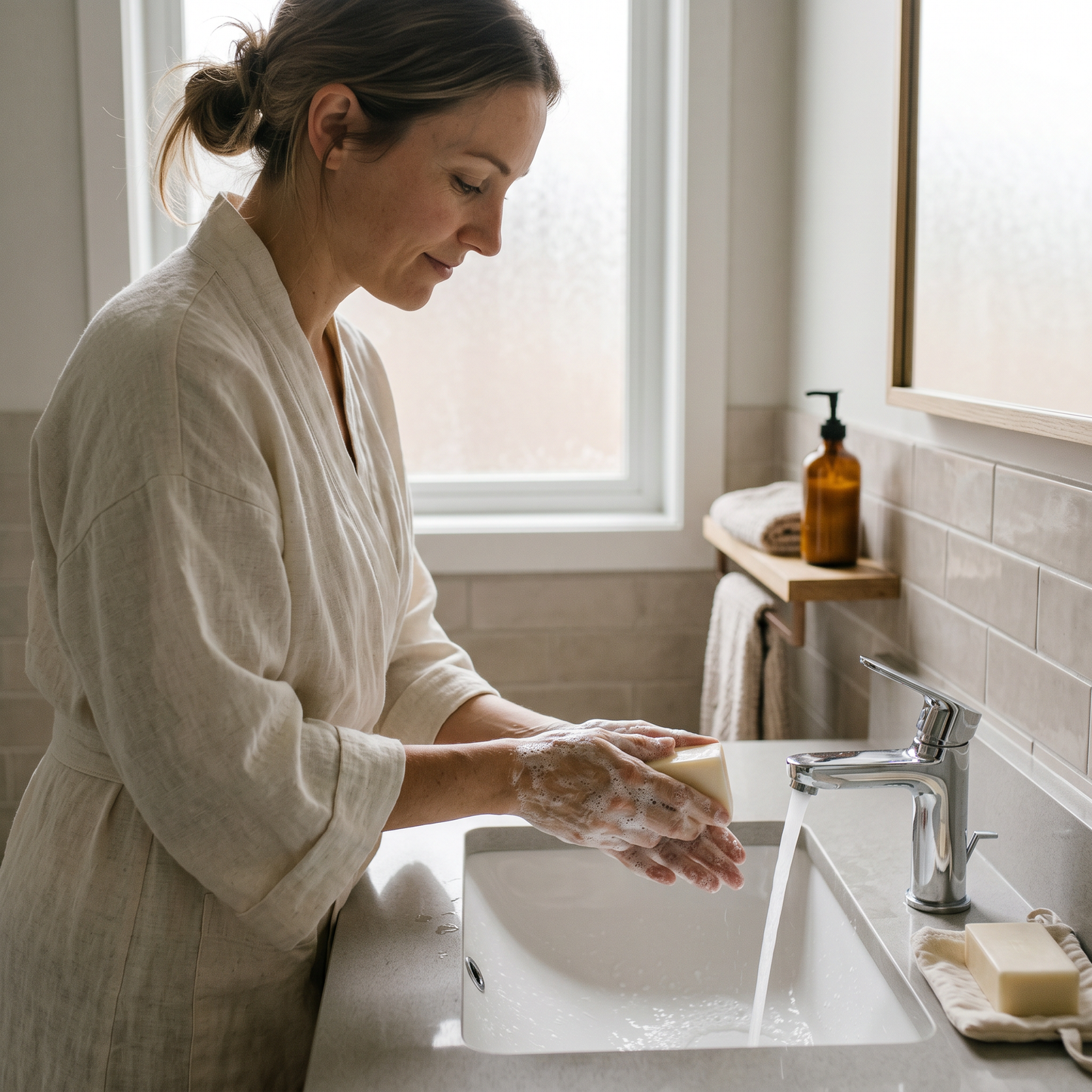 Organic Oatmeal Agave Bath Bar