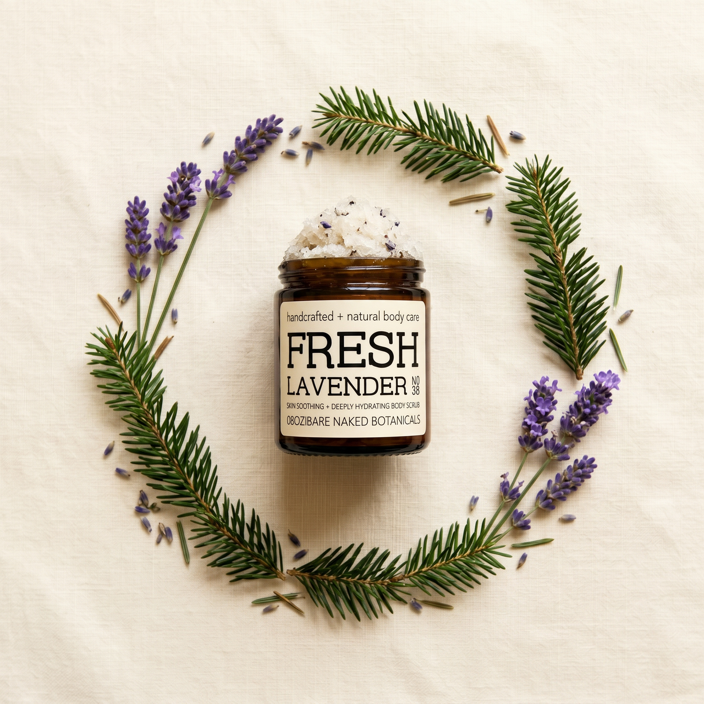 Fresh Lavender Sugar Body Scrub