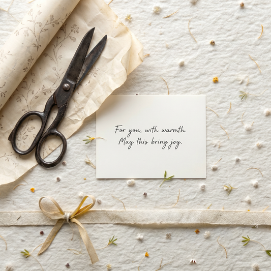 Gift Wrap + Note