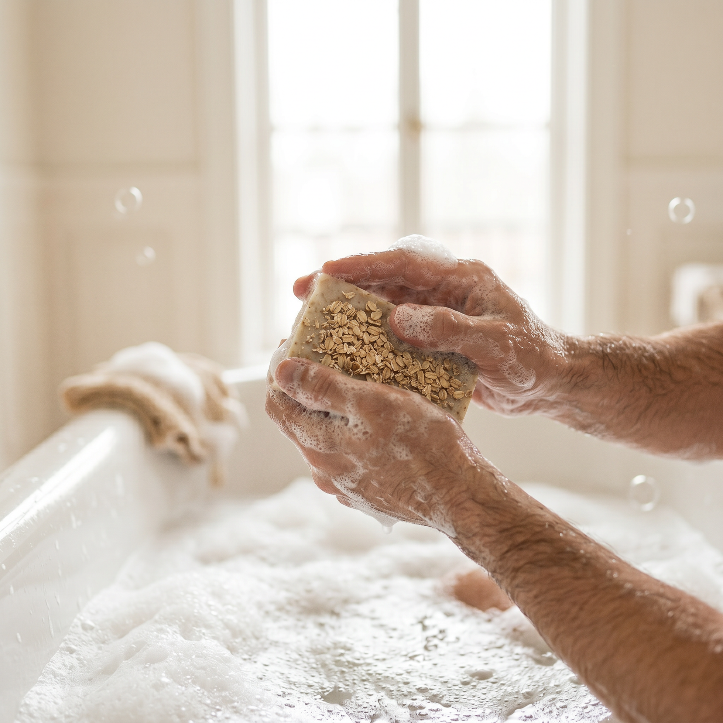Organic Oatmeal Agave Bath Bar