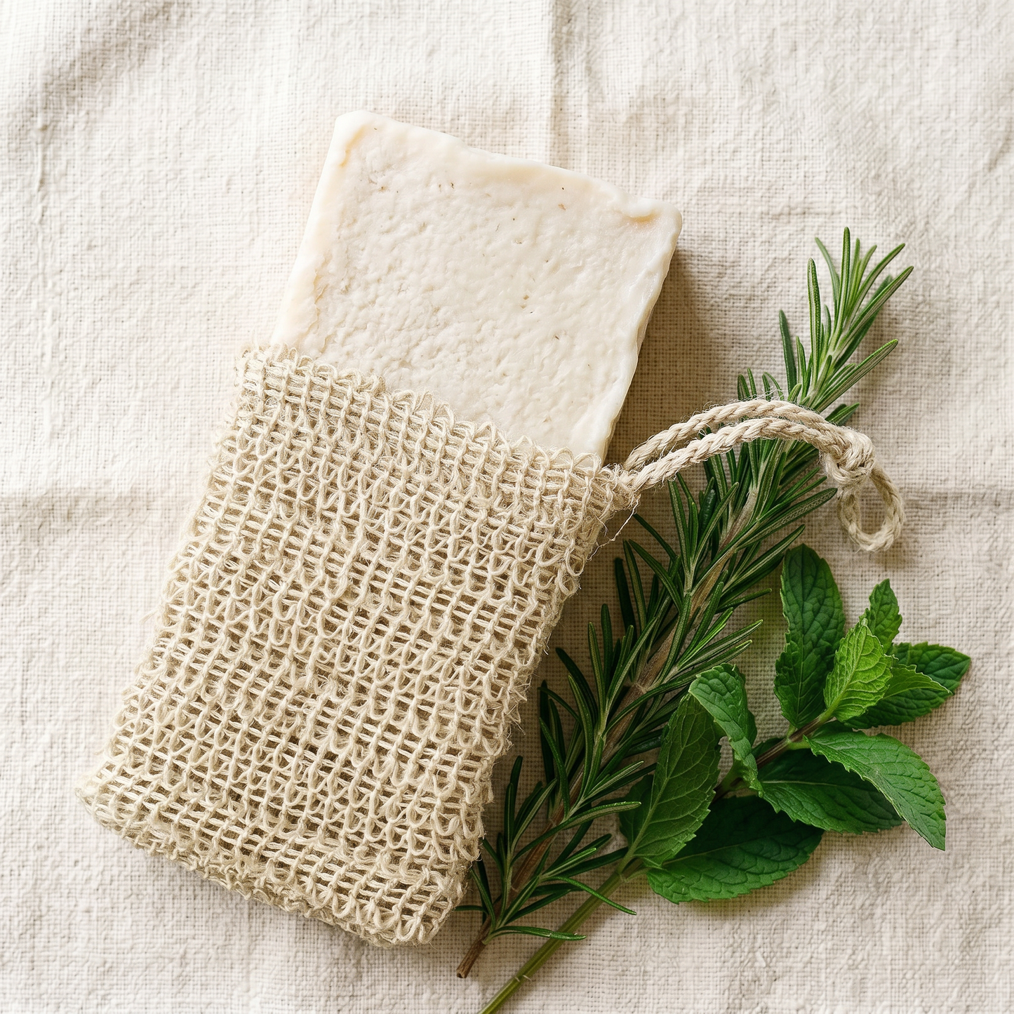 Organic Rosemary Mint Bath Bar