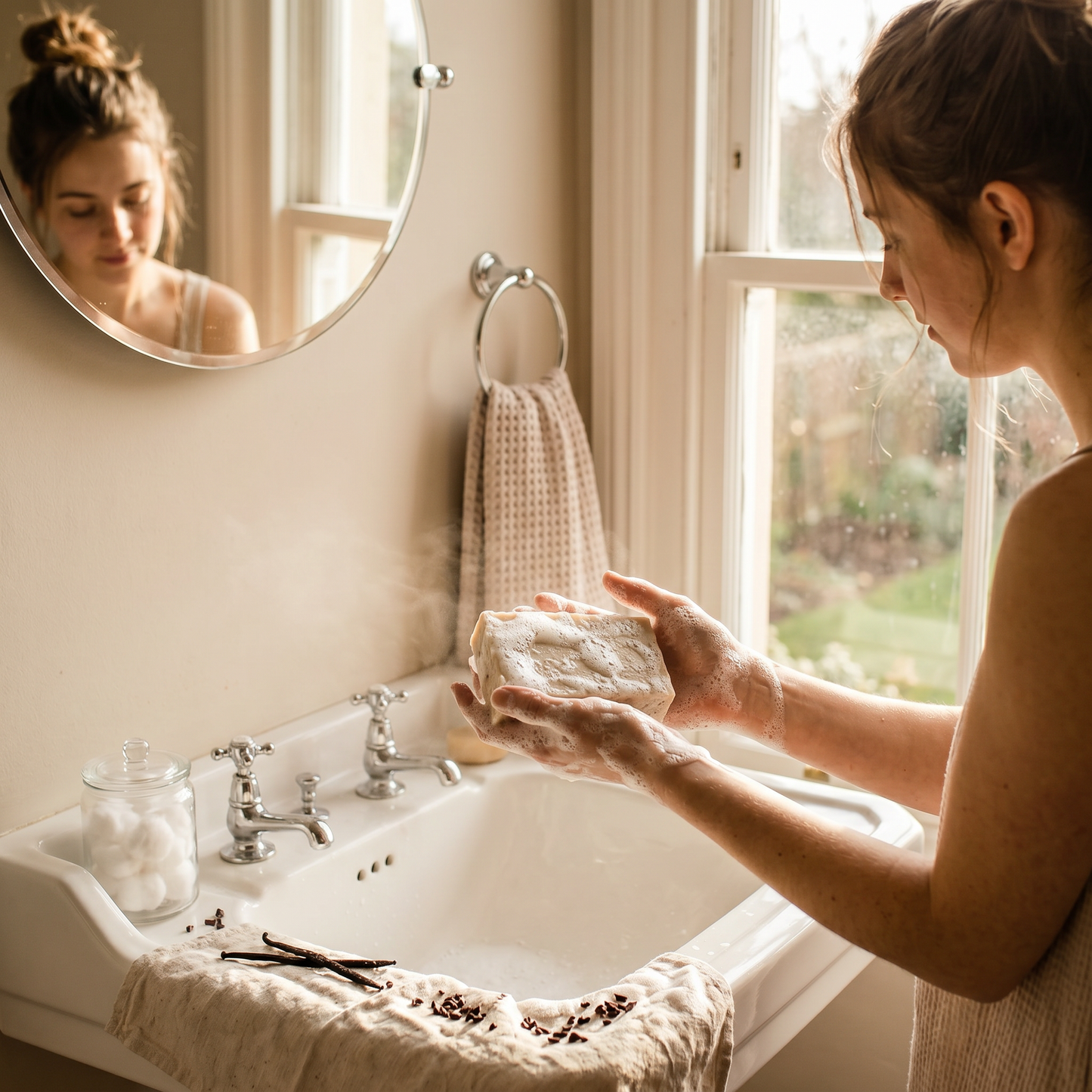 Organic Vanilla Bean Bath Bar